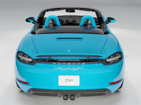 Porsche 718 Boxster S 2017 3Dモデル