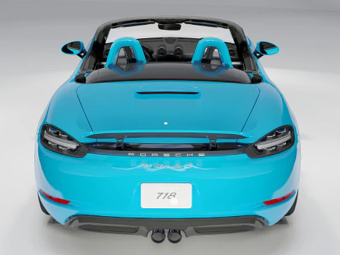 Porsche 718 Boxster S 2017 3D Model