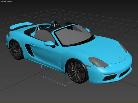 Porsche 718 Boxster S 2017 3D Model