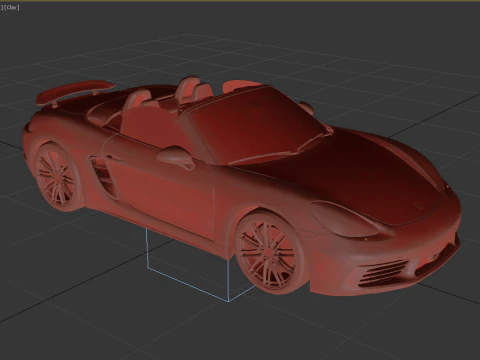 Porsche 718 Boxster S 2017 3D Model