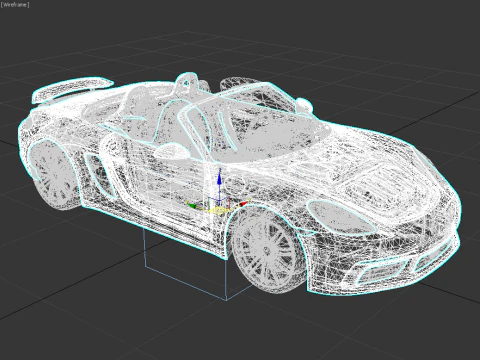 Porsche 718 Boxster S 2017 3D Model