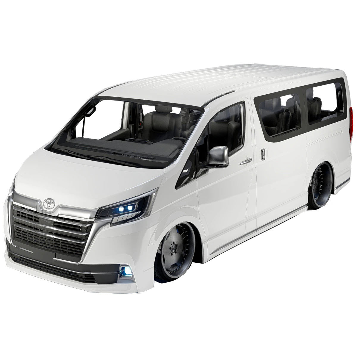 Toyota Granvia Premium 3D Model .c4d .max .obj .3ds .fbx .stl .blend 