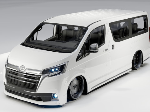 Toyota Granvia Premium 3D मॉडल