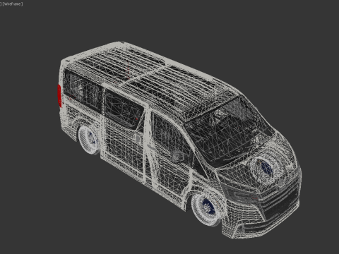 Toyota Granvia Premium 3D मॉडल