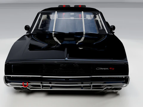 Dodge Charger 1968 Fast and Furious 7 3D Model