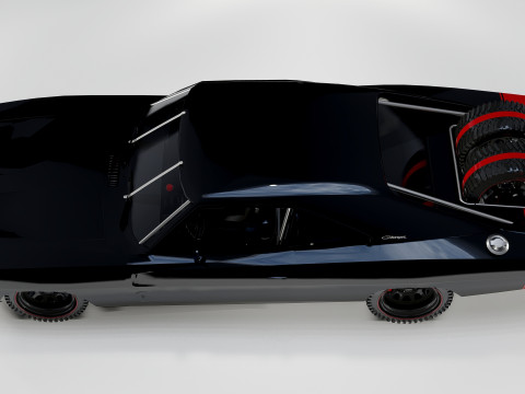 Dodge Charger 1968 Fast and Furious 7 3Dモデル