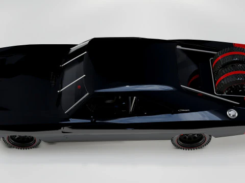 Dodge Charger 1968 Fast and Furious 7 3D Model