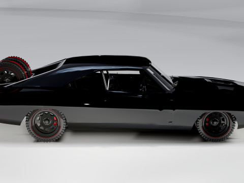 Dodge Charger 1968 Fast and Furious 7 3Dモデル
