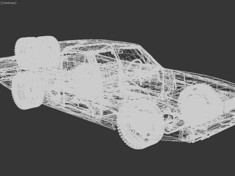 Dodge Charger 1968 Fast and Furious 7 3D Model