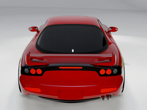 Mazda RX-7 Dom Toretto Fast and Furious 3D Model