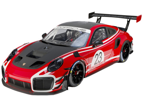 Porsche 911 GT2 RS ClubSport 3Dモデル