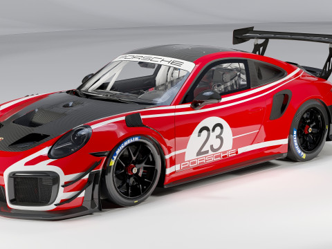 Porsche 911 GT2 RS ClubSport 3Dモデル