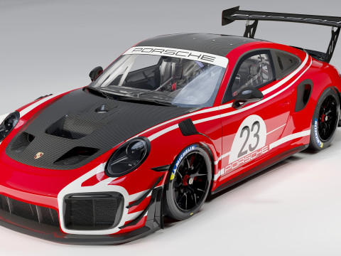 Porsche 911 GT2 RS ClubSport 3Dモデル