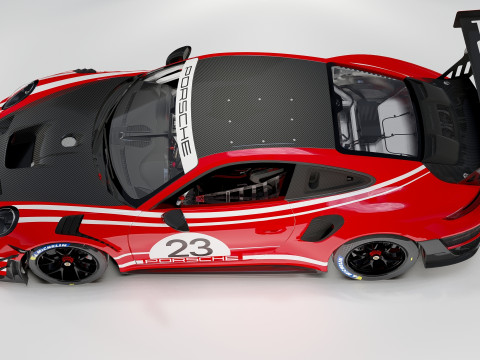 Porsche 911 GT2 RS ClubSport 3Dモデル