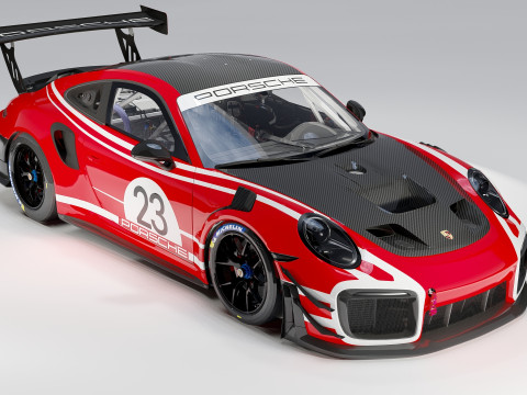 Porsche 911 GT2 RS ClubSport 3Dモデル