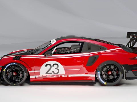 Porsche 911 GT2 RS ClubSport 3Dモデル