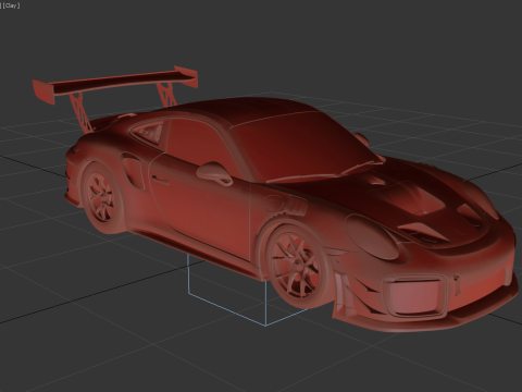 Porsche 911 GT2 RS ClubSport 3Dモデル