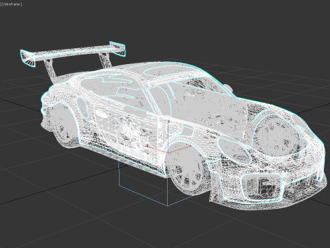 Porsche 911 GT2 RS ClubSport 3Dモデル
