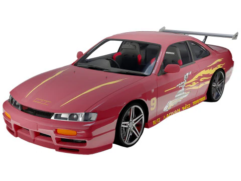 Nissan 240Sx 1997 Fast and Furious 3D Model