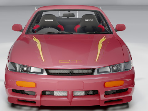 Nissan 240Sx 1997 Fast and Furious Modelo 3D