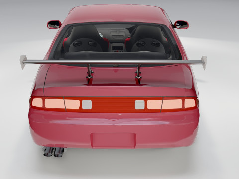 Nissan 240Sx 1997 Fast and Furious Modelo 3D