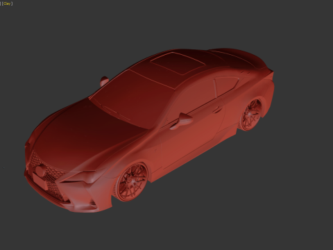 Lexus RC350 F Sport 3D Model