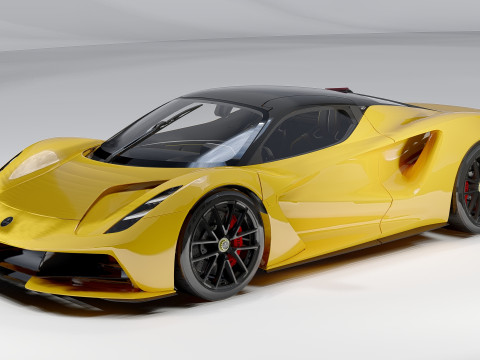 Lotus Evija 2020 3Dモデル