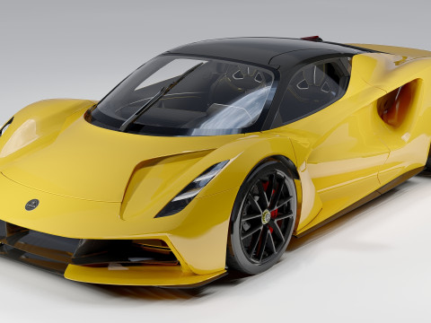 Lotus Evija 2020 3Dモデル