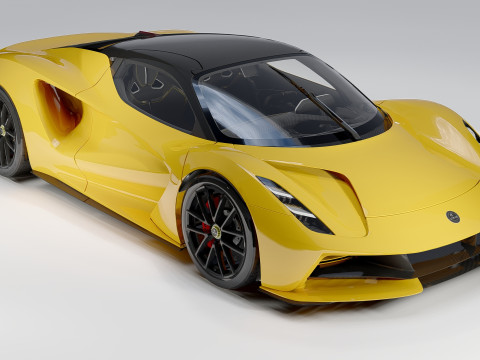 Lotus Evija 2020 3Dモデル