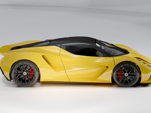 Lotus Evija 2020 3Dモデル