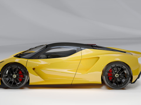 Lotus Evija 2020 3Dモデル