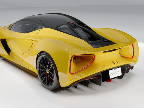 Lotus Evija 2020 3Dモデル