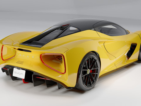 Lotus Evija 2020 3Dモデル