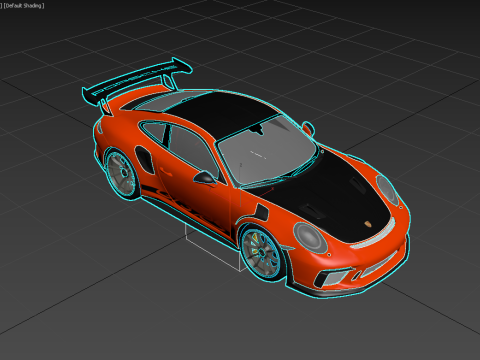 Porsche 911 GT3 RS 3D 模型