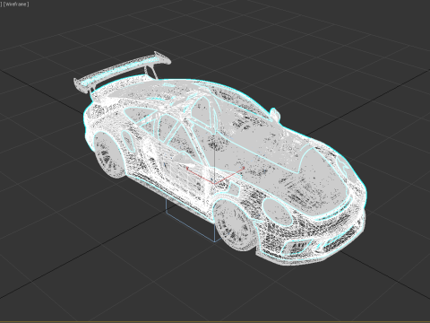 Porsche 911 GT3 RS 3D 模型