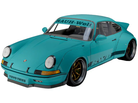 Porsche Rwb 911 F-Serisi Narro Stil 1972 3D Model
