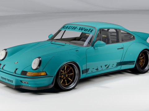 Porsche Rwb 911 F-Series Narro Style 1972 3D Model