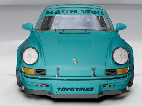 Porsche Rwb 911 F-Series Narro Style 1972 3D Model