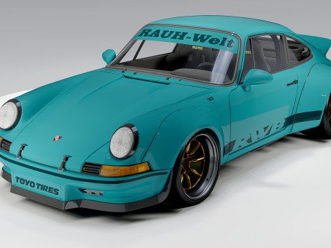 Porsche Rwb 911 F-Series Narro Style 1972 3D Model