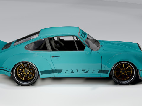 Porsche Rwb 911 F-Series Narro Style 1972 3D Model