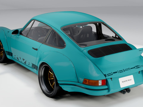 Porsche Rwb 911 F-Series Narro Style 1972 3D Model