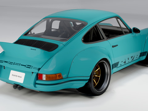 Porsche Rwb 911 F-Series Narro Style 1972 3D Model