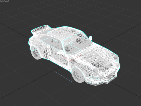 Porsche Rwb 911 F-Series Narro Style 1972 3D Model