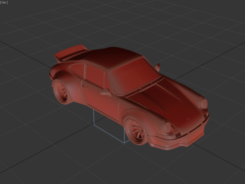 Porsche Rwb 911 F-Series Narro Style 1972 3D Model