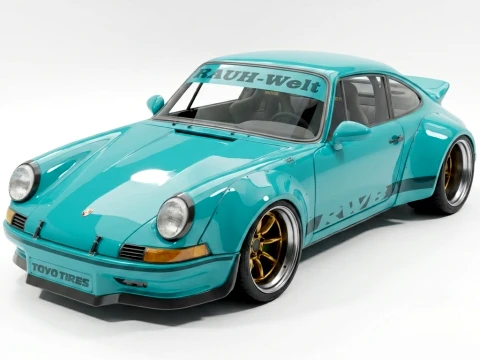 Porsche Rwb 911 F-Series Narro Style 1972 3D Model