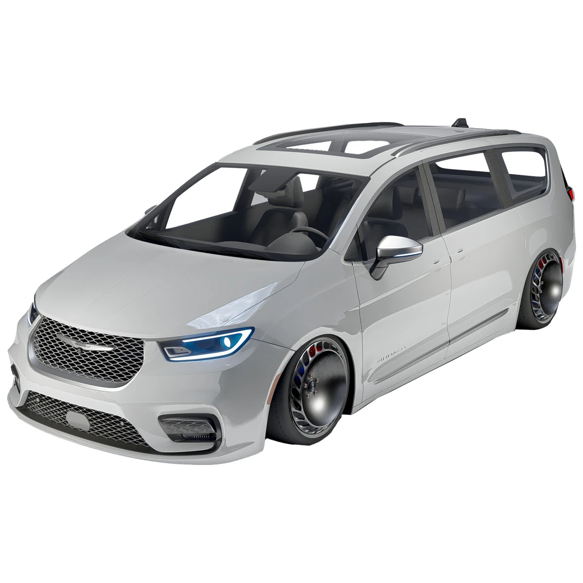 Chrysler Pacifica 2022 3D Model .c4d .max .obj .3ds .fbx .stl .blend
