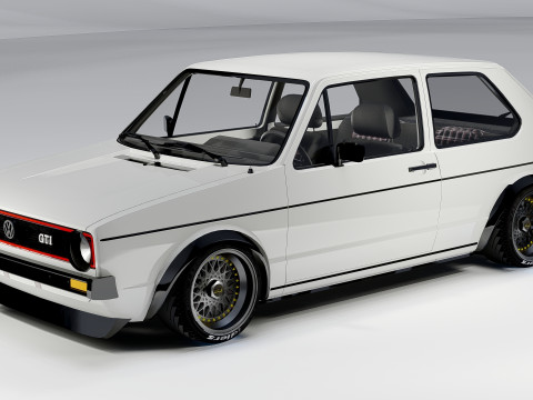 Volkswagen Golf GTI mk1 1982-1992 Modèle 3D