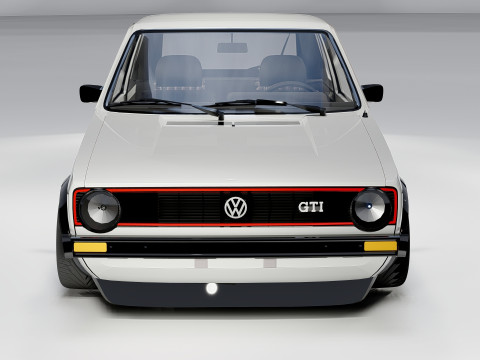 Volkswagen Golf GTI mk1 1982-1992 Modèle 3D