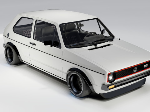 Volkswagen Golf GTI mk1 1982-1992 Modèle 3D