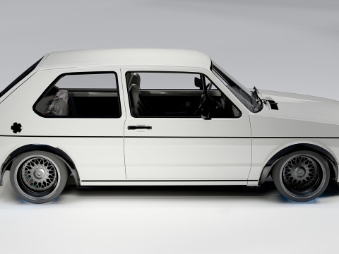 Volkswagen Golf GTI mk1 1982-1992 Modèle 3D